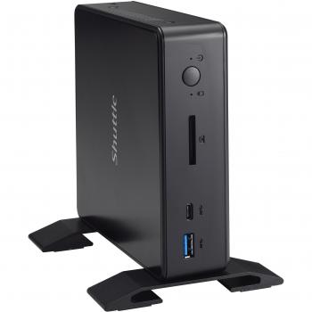 Shuttle NC02U BGA1356 1.6GHz 3855U Nettop Negro PC/estación de trabajo barebone - Barebón