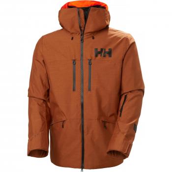 Chaqueta de esquí Helly Hansen Garibaldi 2.0 impermeable con capucha para hombre, color naranja, talla XXL