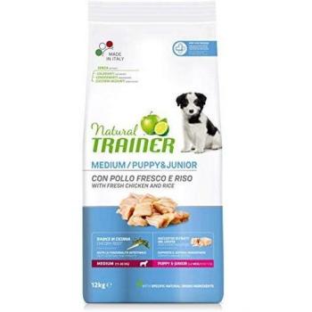 Trainer Natural Puppy & Junior Medium Pollo Fresco 12 kg