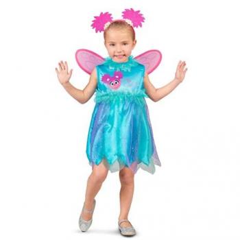 Disfraz para Niños My Other Me Abby Cadabby 5-7 Años, incluye vestido colorido con detalles de la personaje, gorro con orejas y varita mágica