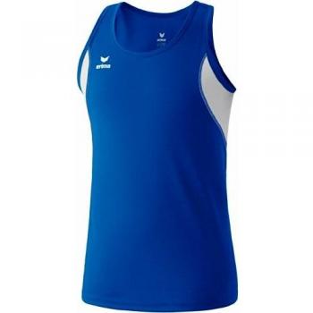 erima Tank Top Singlet - Camiseta de running para hombre, color rojo / blanco, talla 10 años
