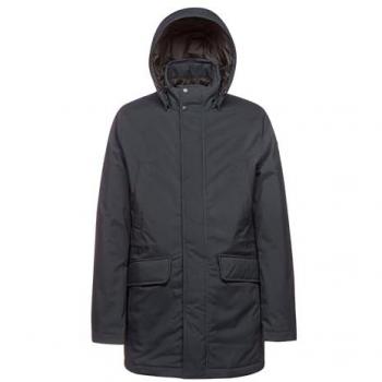 Geox Men's M Andalo Parka Jacket, Waterproof, Marine, Sky Captain, Size 52