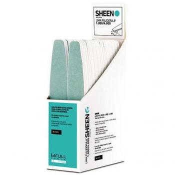 Expositor de Limas de Uñas Pulidoras 1000/4000 Bifull Sheen, Pack 24 Unidades