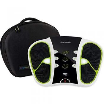 WeightWorld Circulator Plus - Máquina de circulación de pies con 99 niveles de intensidad y tecnología EMS/TENS