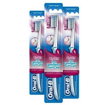 Cepillo de Dientes Oral-B Ultradelgado Pro Cuidado Encías Extra Suave con Filamentos Ultradüros 0,01 mm