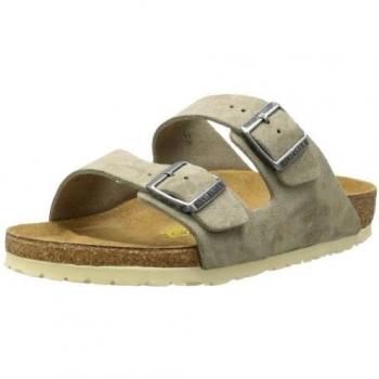 Birkenstock Arizona 51463 - Zapatos con hebilla de ante unisex, color beige, talla 37