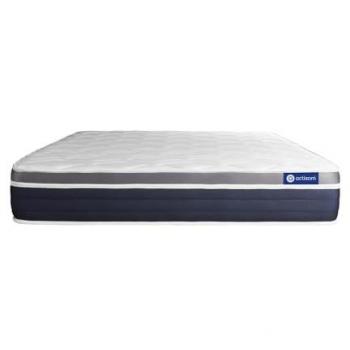 Colchón Actiflex Confort 150x190cm, Grosor: 26cm, Muelles ensacados, Espuma viscoelástica, Moderadamente Firme, 7 Zonas de Confort