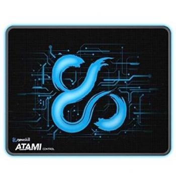 Newskill Atami Control Tamaño L- alfombrilla gaming profesional, borde cosido, superficie control microperforada, negro, España