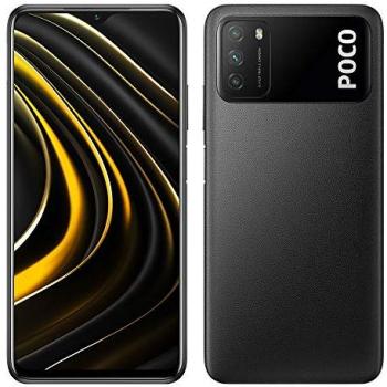 Smartphone POCO M3 4GB/128GB Dual SIM Negro, Pantalla FHD+ 6.53, Triple Cámara de 48MP, Batería de 6000mAh, Altavoces Dobles
