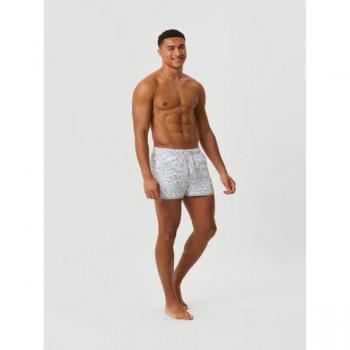 Björn Borg Borg Retro Print Swim Shorts Grey, S