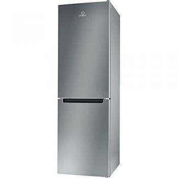 Frigorífico Combinado Indesit LI8 S1E S - 339 Litros, Clase F, Color Plata, Cooling Directo