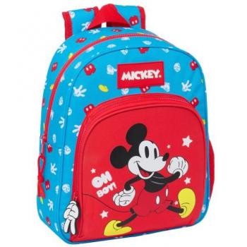 Mochila Escolar Infantil Mickey Mouse Fantastic 28x34x10 cm