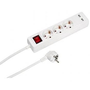 CABLE VIVANCO EBLS 3W2USB TOMA DE CORRIEN 3 INT 2XUSB
