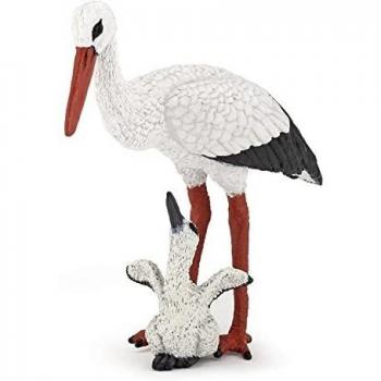 Papo Cigogne et Son bébé