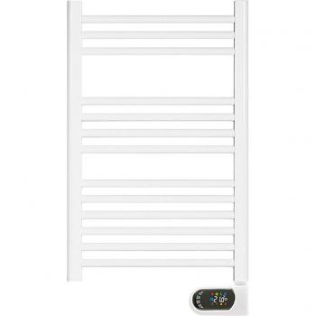 Toallero eléctrico programable con WiFi Fácula TWI - Radiador toallero eléctrico fluido de bajo consumo 400W, color blanco
