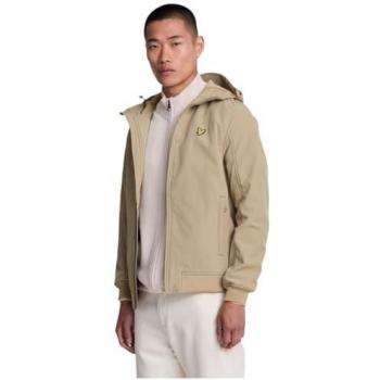 Lyle & Scott Men's Fleece Lined Softshell Jacket - Green/Tan/Sage - Large/Regular