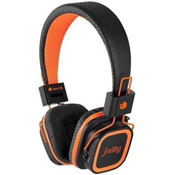 NGS Artica Jelly - Auriculares micro Bluetooth, color naranja