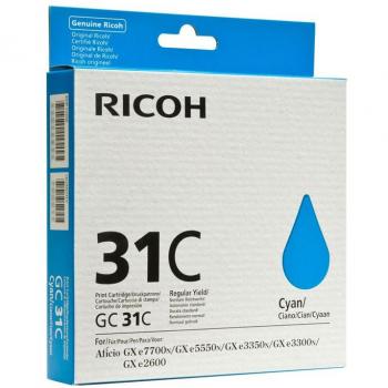 Ricoh GC31C Cyan Gel Cartridge Original 405689