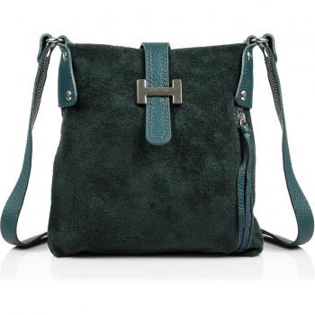 Bolso bandolera de piel auténtica Gamuza Dollaro