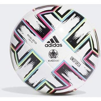 adidas UNIFO LGE J290 Balón de Fútbol, Boys, White/Black/Signal Green/Bright Cyan, 5