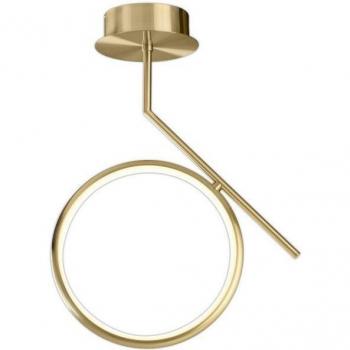 Plafón LED integrado Olimpia Oro satinado 55 Cm