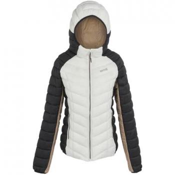 Regatta Women's Dalent Hooded Water-Repellent Puffer Jacket Black Size 16