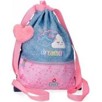Mochila saco Enso Dreamer azul para niños