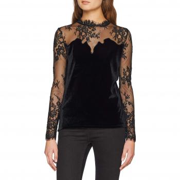 Morgan 182-TLUXE.N, Camiseta de Manga Larga para Mujer,