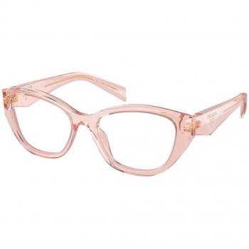 Prada PR 21ZV 19Q1O1 Armazones Lentes Recetados Gafas para Mujer Rosas