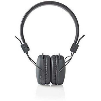 Nedis hpbt1100gy auriculares inalambricos bluetooth de diadema plegable gris