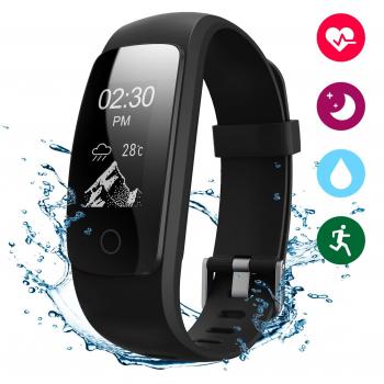 Pulsera Actividad IP67 Pulsómetro Bluetooth Monitor de Actividad Pulsera