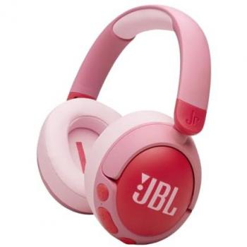 Auriculares Inalámbricos JBL Junior 470NC Rosa con Cancelación Activa de Ruido, Bluetooth, Volumen Limitado a 85 dB, Autonomía de 50 horas y Diseño Plegable