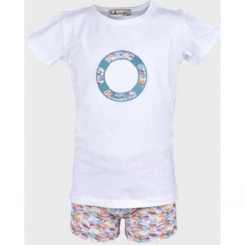 Conjunto niño blanco de algodón - La Ormiga 1090430304