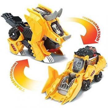 Vtech - Dinosaurio Transformable Interactivo Molops Super Tricératops