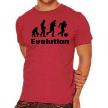 Touchlines  - Camiseta para hombre, tamaño M, color brickred