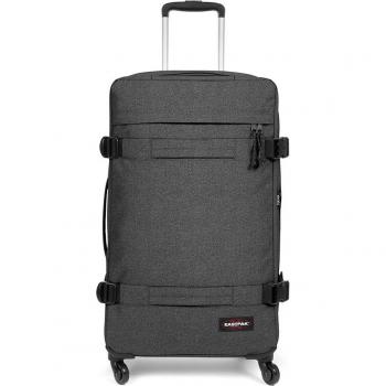 Eastpak - Maleta grande Transit'R 4 L blanda con capacidad de 80 L en gris oscuro y negro