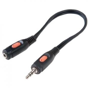 Vivanco - Cable de audio (clavija de 2,5 mm, entrada para clavijas de 3,5 mm, 0,2 m)