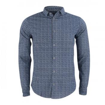 Emporio Armani - Camisa formal - para hombre azul marino L
