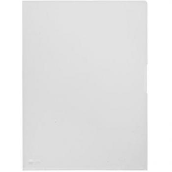 Pack de 100 Dossiers Transparentes A4 con Uñero - Acabado Piel de Naranja, 130 Micras