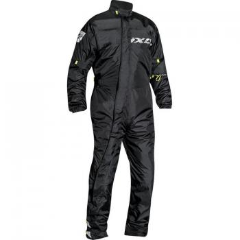 Ixon Traje Impermeable Yosemite Negro-Amarillo Brillante, tipo: traje de lluvia, características: color negro y amarillo brillante, talla 3XL