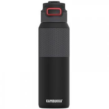 Kambukka Elton 1L Insulated Water Bottle - Nightfall Black