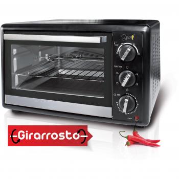 Spice – Horno eléctrico ventilado Habanero – 23- 31- 40 L – 1380 – 1500 W – Doble cristal – 5 -6 selezioni de cocción Incluye diferentes cocinar sin ventilación y asador 40 Litri