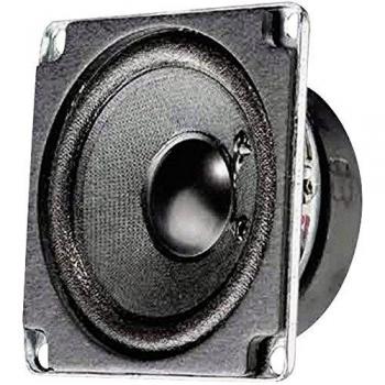 Visaton FRWS 5 Altavoz de banda ancha, 8Ω, 4W, respuesta de frecuencia de 150 Hz a 20 kHz, tamaño de 8 cm (3 in), diseño redondo, color negro