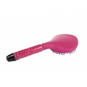 HKM 70403900 – para cola y crin Cepillo – Herradura, M, color rosa