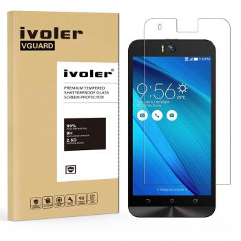 Asus Zenfone Selfie ZD551KL 5.5'' Protector de Pantalla, iVoler® Protector de Pantalla de Vidrio Templado Cristal Protector para Asus Zenfone Selfie ZD551KL 5.5'' -Dureza de Grado 9H, Espesor 0,20 mm, 2.5D Round Edge-[Ultra-trasparente] [Anti-golpe] [Aju