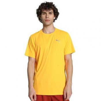 Camiseta técnica de manga corta para hombre Puma Run Favorite Velocity 525058-38 color naranja