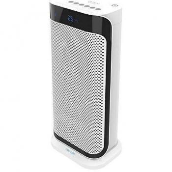 Cecotec Calefactor Cerámico Ready Warm 6600 Ceramic Style Smart. Potencia 2000 W, Pantalla LED frontal, 3 Modos de funcionamiento, Temporizador 8h, Oscilación, Mando a distancia