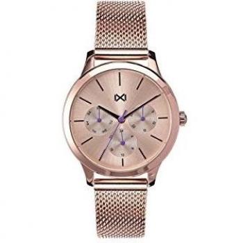 Mark Maddox Reloj Analogico para Mujer de Cuarzo con Correa en Acero Inoxidable MM7104-97