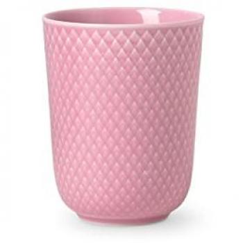 Taza de Porcelana Rhombe Color 33 cl Rosa sin asa
