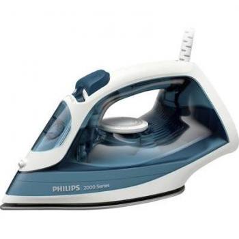 Philips Home 2000 Series DST2020/90 Blue Steam Iron with Non-Stick Coating and 2000 Watts